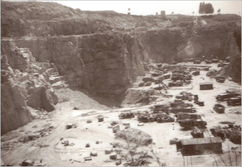 The quarry at Mauthausen during the camps operation